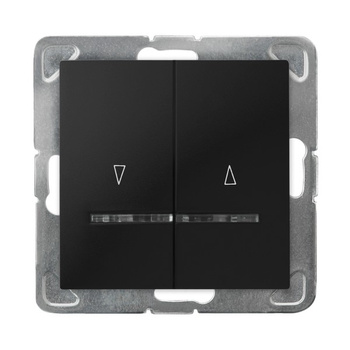 OSPEL IMPRESJA ŁP-7YS/m/33 Łącznik żaluzjowy, zwierny, podświetlany