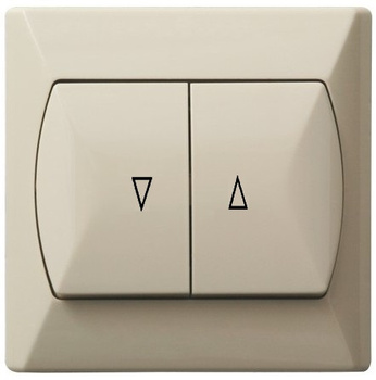 OSPEL AKCENT ŁP-7A/01 Łącznik żaluzjowy, zwierny beż