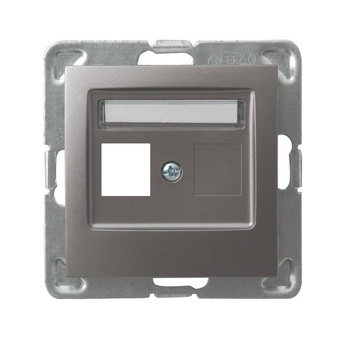 OSPEL IMPRESJA GPK-1Y/p/23 Obudowa gniazda typu Keystone prosta