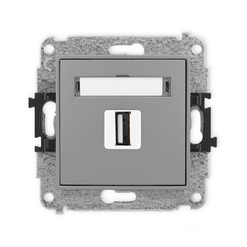 KARLIK MINI 27MGUSB-1  Gniazdo pojedyńcze  USB A-A 2.0