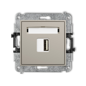 KARLIK ICON 60ICUSB-3 Mechanizm ładowarki USB pojedynczej USB A, 10W max., 5V, 2A