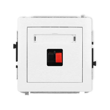 KARLIK DECO 25DGG-1  Gniazdo głośnikowe pojedyńcze
