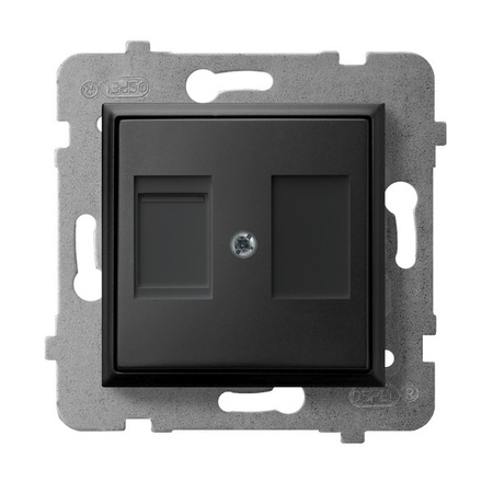 Ospel aria GPK-1UP/p/33 Obudowa gniazda pojedynczego z przesłoną typu Keystone prosta