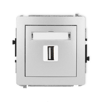 KARLIK DECO 7DGUSB-1  Gniazdo pojedyńcze  USB A-A 2.0