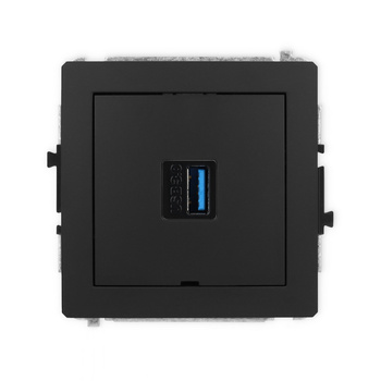 KARLIK DECO 12DGUSBBO-5  Gniazdo pojedyńcze  USB A-A 3.0
