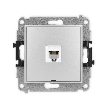 KARLIK ICON 7IGTBO-1  Gniazdo telefoniczne pojedyńcze  1xRJ11