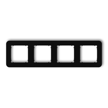 KARLIK MINI 12MRTZ-4 Ramka uniwersalna poczwórna zaokrąglona z tworzywa