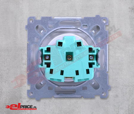 Simon basic moduł bmgz1b.01/11 gniazdko uziemienie ip44