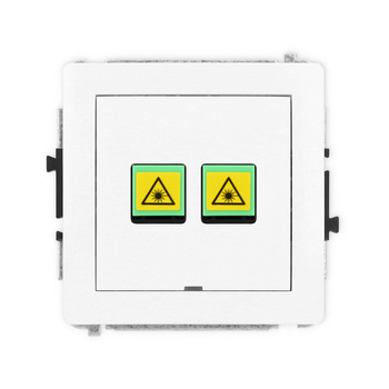 KARLIK DECO DGOPBO-2 Gniazdo światłowodowe optyczne podwójne  bez pola opisowego