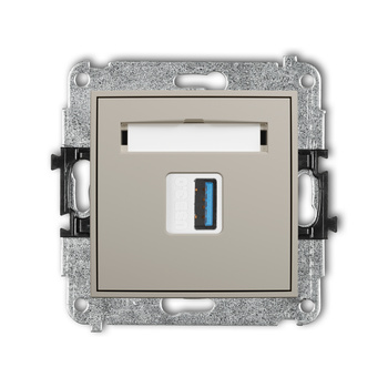 KARLIK ICON 60IGUSB-5 Mechanizm gniazda pojedynczego USB A-A 3.0