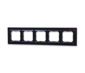 Ospel sonata touch r-5rgc/32/25 ramka pięciokrotna szklana 4mm 5-krotna