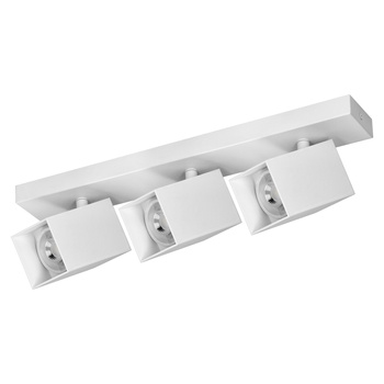 KUBAR SP 3, oprawa ścienno-sufitowa, 3xGU10, IP20, biała