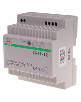 F&F Impulsowy zasilacz ZI-61-12