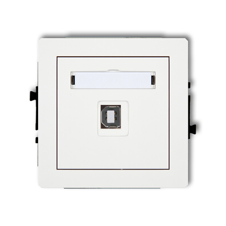 KARLIK DECO 25DGUSB-3  Gniazdo pojedyńcze  USB A-B 2.0