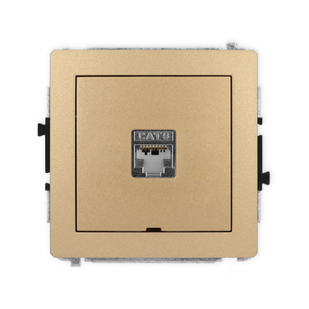 KARLIK DECO 8DGKBO-1e  Gniazdo komputerowe pojedyńcze  1xRJ45