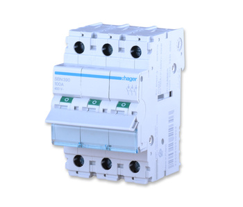 Hager sbn390 modułowy rozłącznik izolacyjny 100a