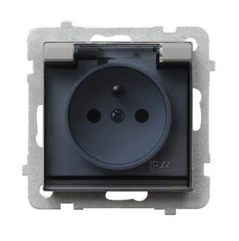 OSPEL SONATA GPH-1RZP/m/38/d Gniazdo bryzgoszczelne z/u IP-44 przesłony