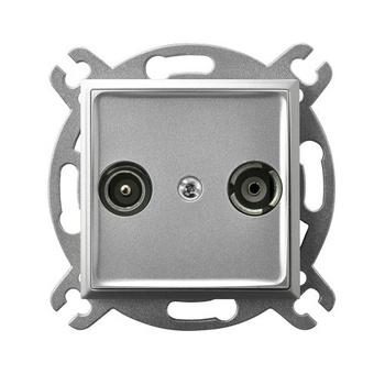 Ospel aria GPA-10UP/m/18 Gniazdo RTV przelotowe 10-dB