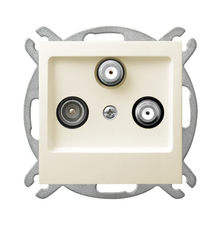 Ospel as GPA-G2S/m/27 Gniazdo RTV-SAT z dwoma wyjściami SAT