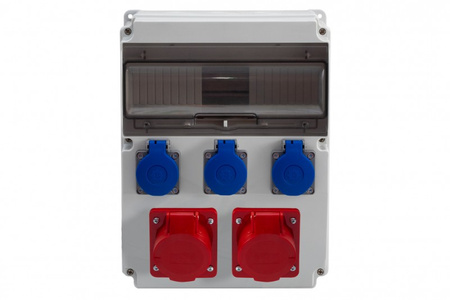 F-ELEKTRO F3.0453 Roz. CAJA 12M 2x16/5, 3x230V