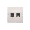 Kontakt-Simon Basic BMF5T.02/11 Gniazdo RJ45 kat.5e + RJ11 Biały
