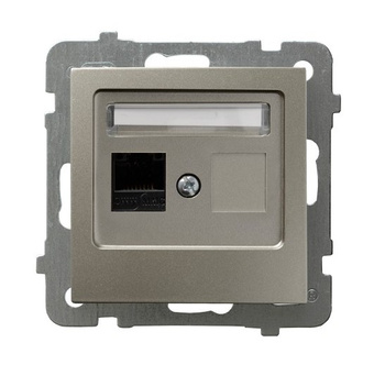 Ospel as GPK-1G/K/m/45 Gniazdo komputerowe pojedyncze, kat. 5e MMC