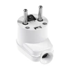 Plastrol Wtyczka kątowa rozbieralna Biała WT-16 W-10104