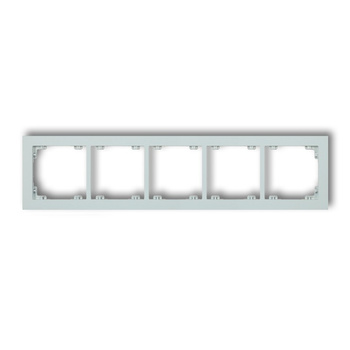 KARLIK DECO 47DR-5 Ramka uniwersalna pięciokrotna z tworzywa DECO Pastel Matt