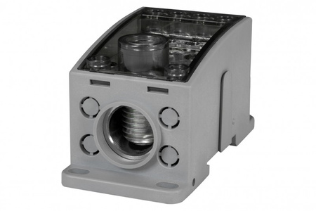 F-ELEKTRO F2.0344 Blok LKN 400A(1x185/4x16-2x35,1x25,4x16,4x10)szary