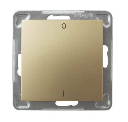 OSPEL IMPRESJA ŁP-11Y/m/28 Łącznik dwubiegunowy złoto