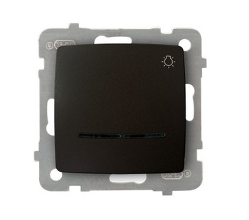 OSPEL KARO ŁP-5SS/m/40 Łącznik zwierny "światło" z podświetleniem