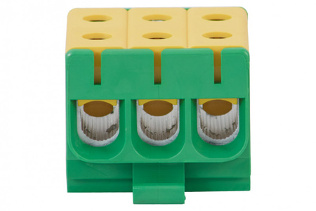 F-ELEKTRO F2.0318 LZ Listwa zaciskowa w korpusie ZU 1-torowa 3x50/3x50mm2-żół/zie