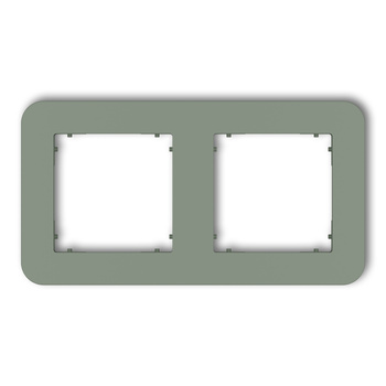 KARLIK MINI 61MRTZ-2 Ramka uniwersalna podwójna zaokrąglona z tworzywa