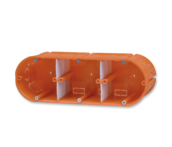 SIMET M3x60F 33167008 Puszka podtynkowa potrójna 3x60mm głęboka