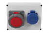F-ELEKTRO Rozdzielnica R-190 - gniazda 16A 5p, 230V IP65  F3.0327