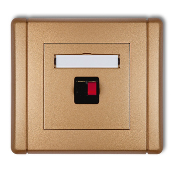 KARLIK FLEXI 8FGG-1  Gniazdo głośnikowe pojedyncze