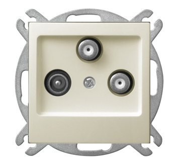 OSPEL IMPRESJA GPA-Y2S/m/27 Gniazdo RTV-SAT z dwoma wyjściami SAT