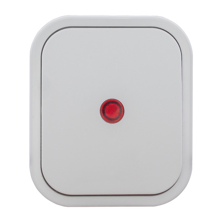 Łącznik n/t schodowy B2, 10A, 250V, IP54, WNT-5B2, biały