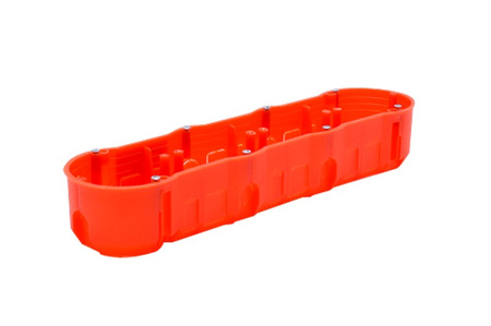 OSPEL PUSZKA PP-F4X60PŁ-P Puszka podtynkowa poczwórna 60 wkręty płytka 