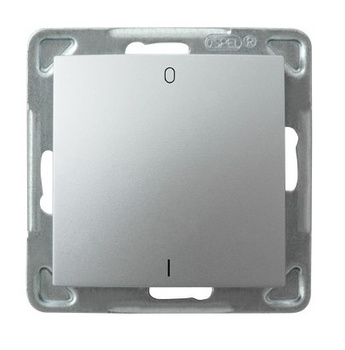 Ospel impresja ŁP-11Y/m/18 Łącznik dwubiegunowy srebro