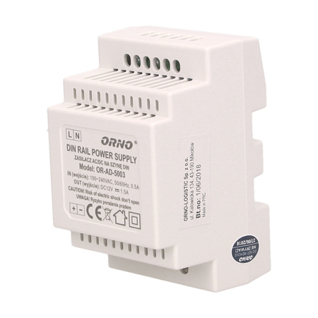 Zasilacz na szynę DIN 12V, 1,5A