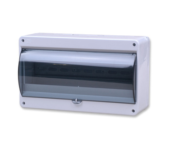 PAWBOL C.2073 Obudowa, rozdzielnica natynkowa S-12 z szybką dymną