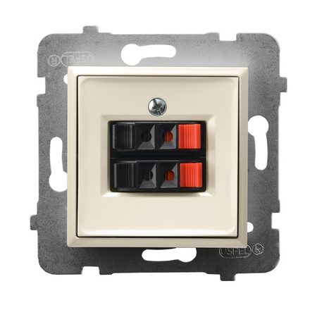 Ospel aria gg-2u/m/27 Gniazdo głośnikowe podwójne