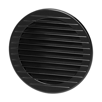 Kratka okrągła z siatką Ø120, grafitowa