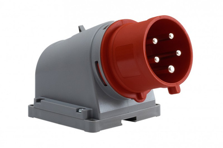 F-ELEKTRO F7.0055  Wtyk siłowy stały odbiornikowy 32A 5p IP44 /FE/