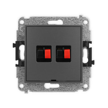 KARLIK MINI 28MGGBO-2  Gniazdo głośnikowe podwójne