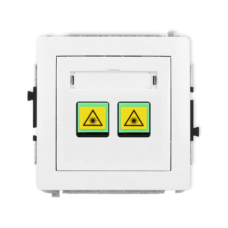 KARLIK DECO DGOP-2 Gniazdo światłowodowe optyczne podwójne