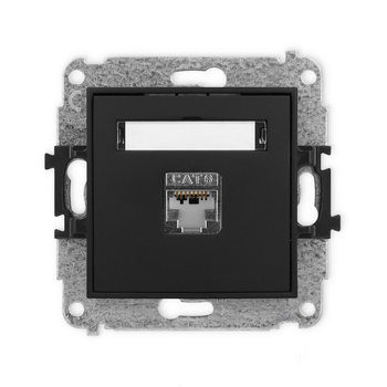 KARLIK ICON 12IGK-5  Gniazdo komputerowe pojedyńcze  1xRJ45