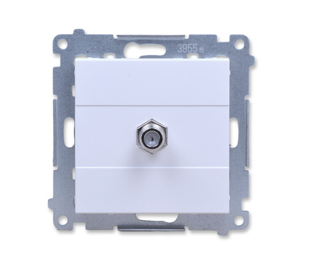 Kontakt Simon 55 tasf1.01/111 gniazdo antenowe typu f pojedyncze