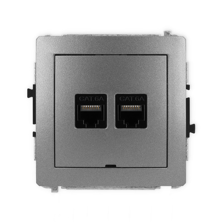 KARLIK DECO 11DGKBO-8 Gniazdo komputerowe podwójne 2xRJ45